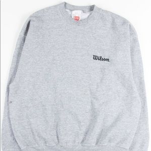 Vintage Gray Wilson Embroidered Sweater